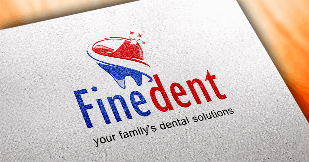 Fine Dent Logo Mockup